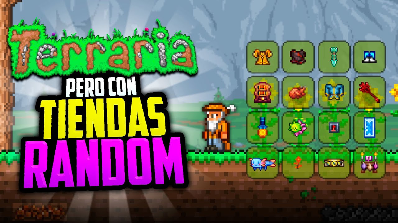 ME PASO TERRARIA PERO LOS NPCs ME VENDEN COSAS RANDOM!!! | #UNCLOK
