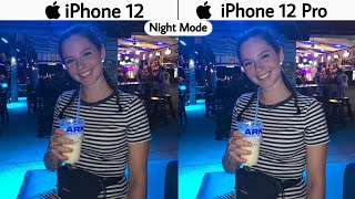 Iphone 12 Vs Iphone 12 Pro Night Mode Camera Comparsion Youtube