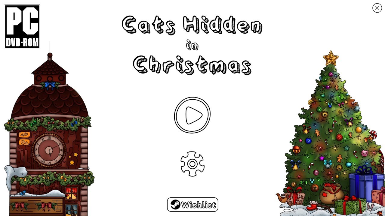 Cats Hidden in Christmas | PC (Computer) | GAMEPLAY