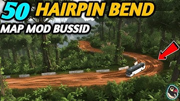 DOWNLOAD! 🔥 New 50 Hairpin Bend Map Mod For Bus Simulator Indonesia।Bussid Mod Map 4.3.3