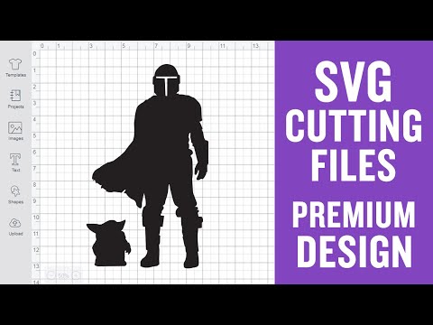 Baby Yoda Silhouette Svg Cut Files for Scan n Cut Premium cut SVG