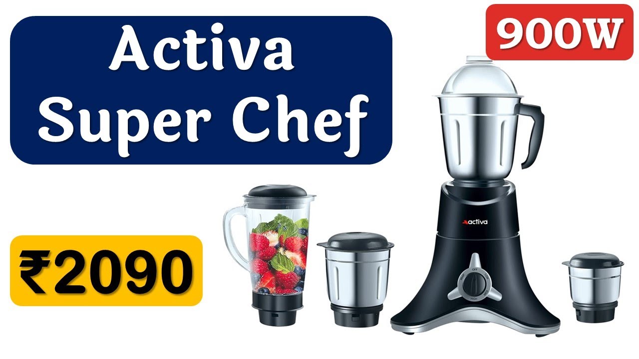 🔥900W 4 Jars Top Mixer Grinder under ₹2500 {हिंदी में} Activa