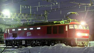 EF510-17南長岡上機待2番入換発車