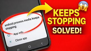 android.process.media keeps stopping | how to fix keeps stopping problem