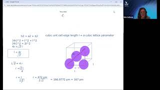 Finding an Atomic Radius from an FCC or BCC Lattice Constant