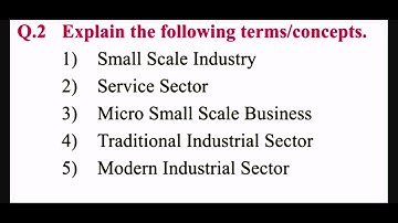 11th o.c.m. chapter no.3 SMALL SCALE INDUSTRY AND BUSINESS full solved exercise