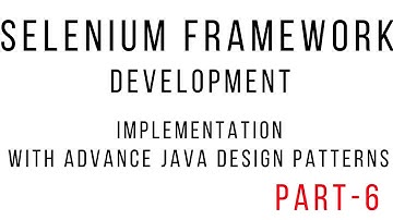 selenium framework using java - Develop Driver Modules
