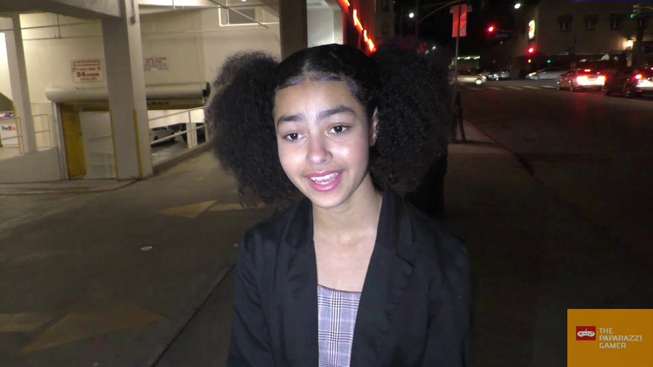 Journey Slayton shows off her singing skills outside a special screening of Crepitus.