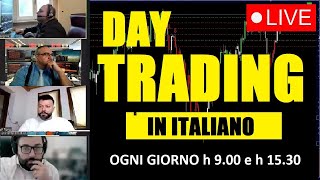 SELL su S&P500 e NASDAQ  Diretta Trading Room Live in italiano 30042024