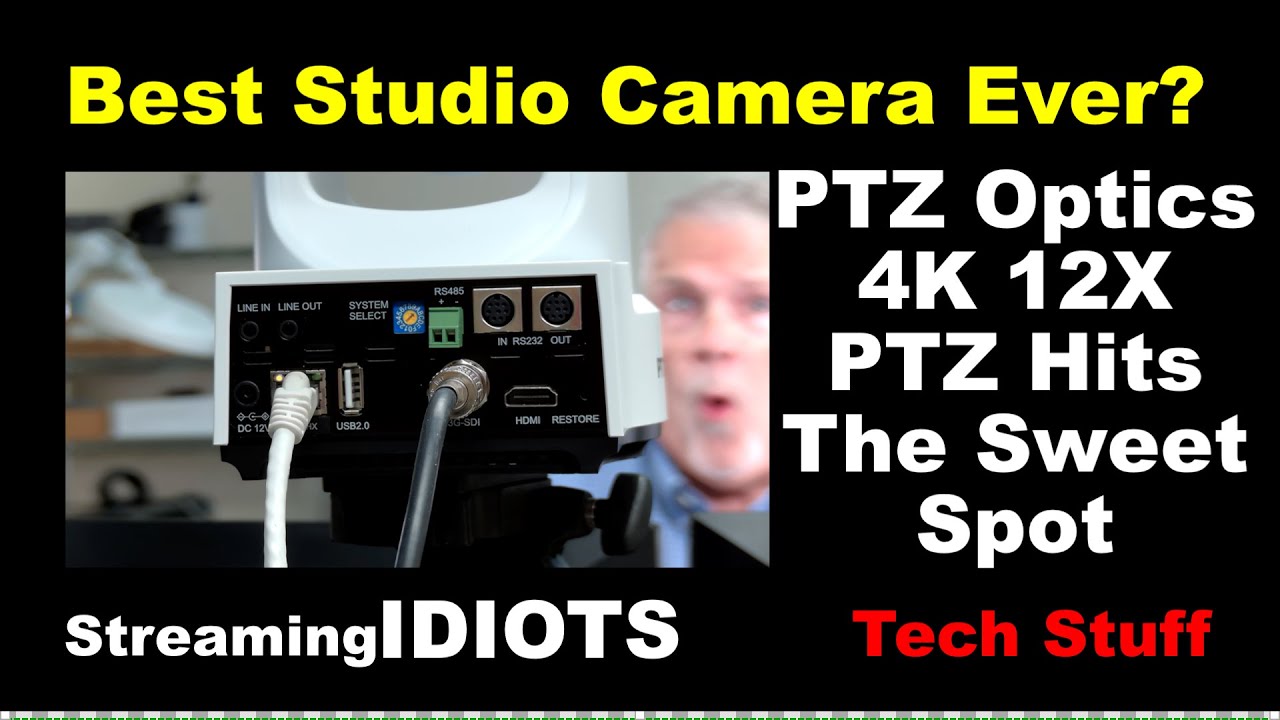 Best Live Streaming Studio Camera Ever? Meet the PTZ Optics Move 4K 12X!