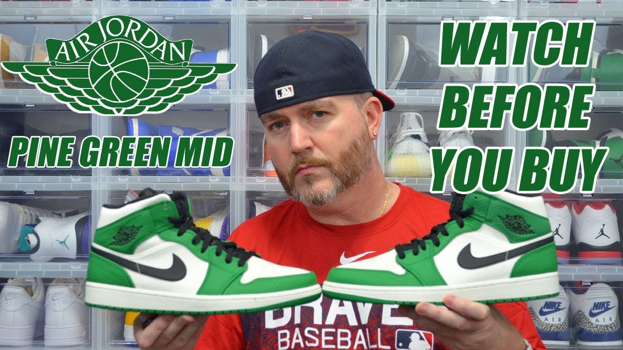 jordan 1 pine green shoe palace