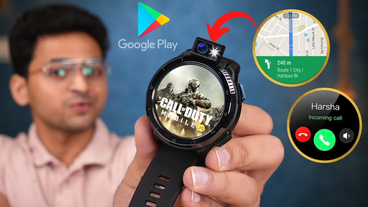 4G Android SmartWatch 🤯, 4GB RAM + 64GB Storage 🔥