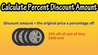 How To Calculate Or Find Percent Discount Amount Explained - Calculate (Sale) Price After Discount