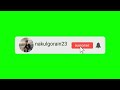 Green screen subscribe button animation  green screen  button youtube channel  subscribe  batan