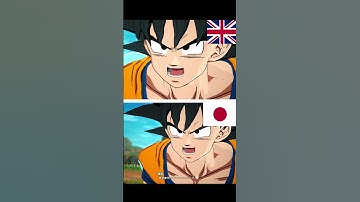 Japanese Goku Voice Acting is Messed up...😭  (Japanese vs English) 😂 #dragonballzsparkingzero