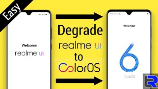 How to Downgrade from realmeUI to ColorOS(Unofficially) | Rollback Android 10 to Android 9