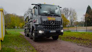 Livraison Mixo Pompe Drive Béton