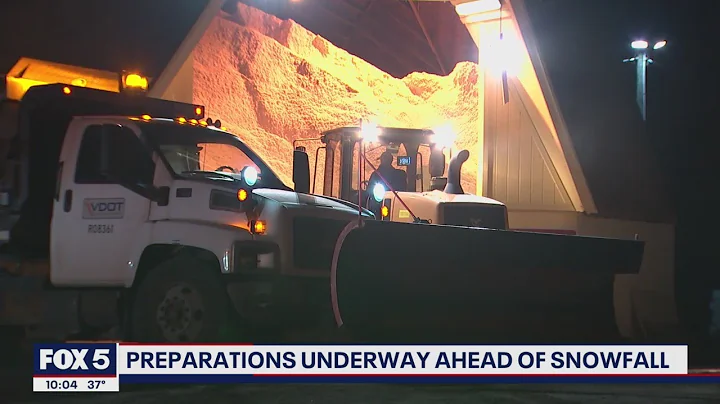 Virginia crews pre-treat roadways ahead of snowfal...