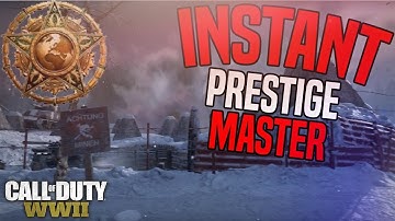 COD WW2 - *WORKING* MASTER PRESTIGE GLITCH *AFTER PATCH* (WWII Unlimited XP Glitch)