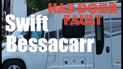 Swift Bessacarr Motorhome habitation door mechanism not latching on locking pins