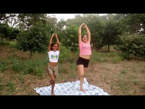 Desafio do Yoga!  Participação especial da minha prima Giovanna