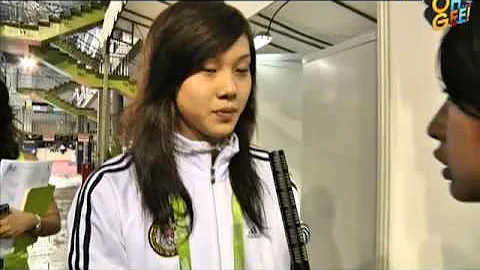Asian Youth Games: Stephanie Au, Hongkong, Bronze,...