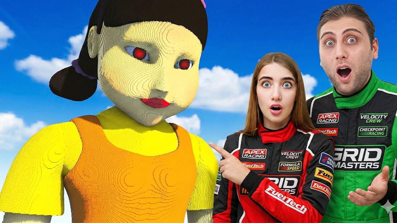 تحدي تدمير الشخصيات لعبه الحبار 😱🔥