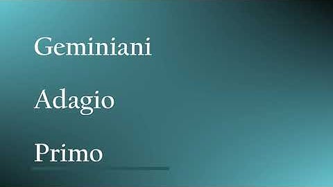 Rubank Advanced Flute Volume Two: Duet #10: Geminiani - Allegretto (Primo)