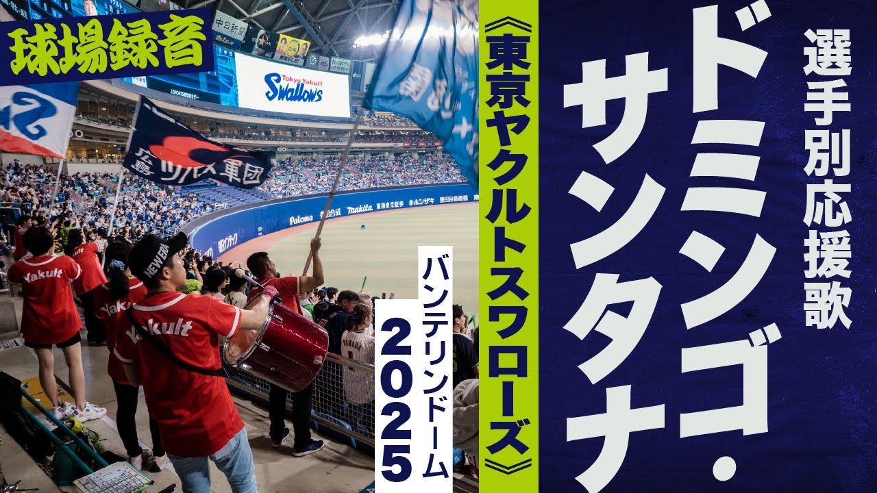 高音質?ドミンゴ・サンタナ選手のテーマ《東京ヤクルトスワローズ 