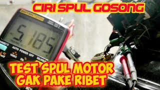 Cara cek spul motor tanpa bongkar - Cara cek kondisi spul gosong