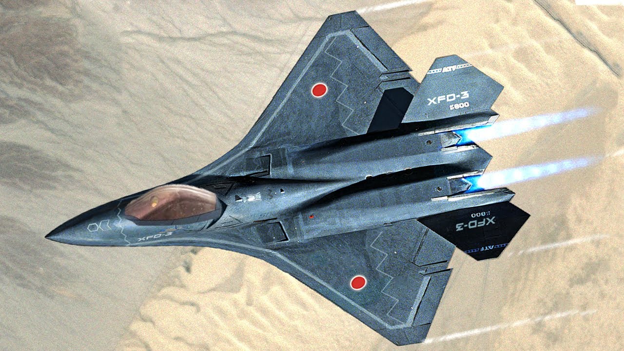 Japanese Billions $ 6th Generation Fighter Jet Shocked Russia and China -  YouTube