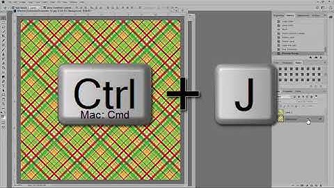 How to Make Color-Matched Plaid Paper from Striped Paper in Photoshop and PSE