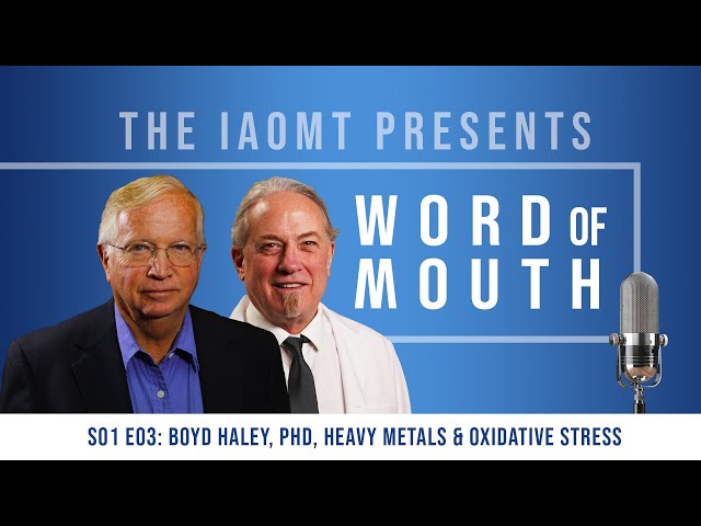 IAOMT - Word of Mouth Podcast S1E3: Boyd Haley, PhD, Heavy Metal Detox u0026 Oxidative Stress class=