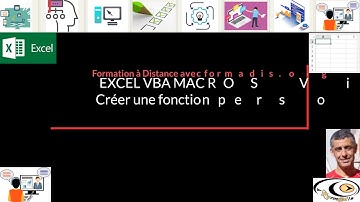 19 Macros VBA Excel créer une fonction personnalisée avec des Macros excel