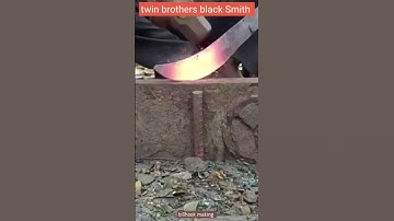 Billhook making #deadliest #billhook #shorts #twinbrothersblacksmith