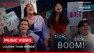 Lin-Manuel Miranda's “Louder Than Words” High School Edition | tick, tick… BOOM! | Netflix