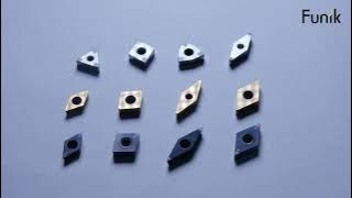 CBN inserts for cutting / turning / milling