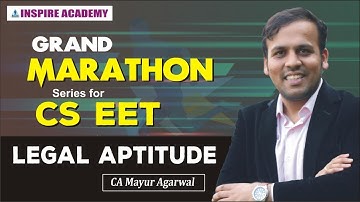 CSEET| Legal Aptitude Marathon| CA Mayur Agarwal