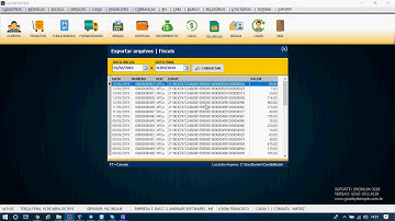 Enviando XML das notas e cupões fiscais ao contador. FCO908CTA