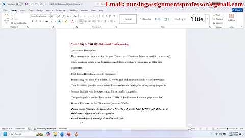 Topic 2 DQ 2 / NSG 322: Behavioral Health Nursing.