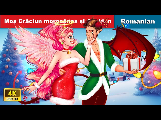 Moș Crăciun morocănos și Cupidon 💖 Grumpy Santa Claus & Cupid 🌛 @woafairytalesromanian class=