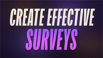 Create Effective Surveys like a Pro: UX Design Research Method!