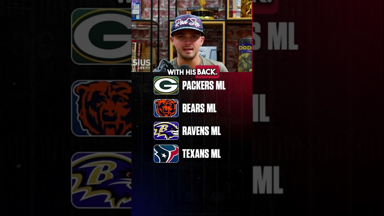 Ravens and Texans moneyline locks