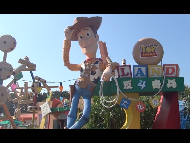 ºoºトイストーリーランド トイストーリーの世界観が再現されたアジア初のエリア In 香港 ディズニー ランド Toy Story Land In Hong Kong Disneyland Youtube