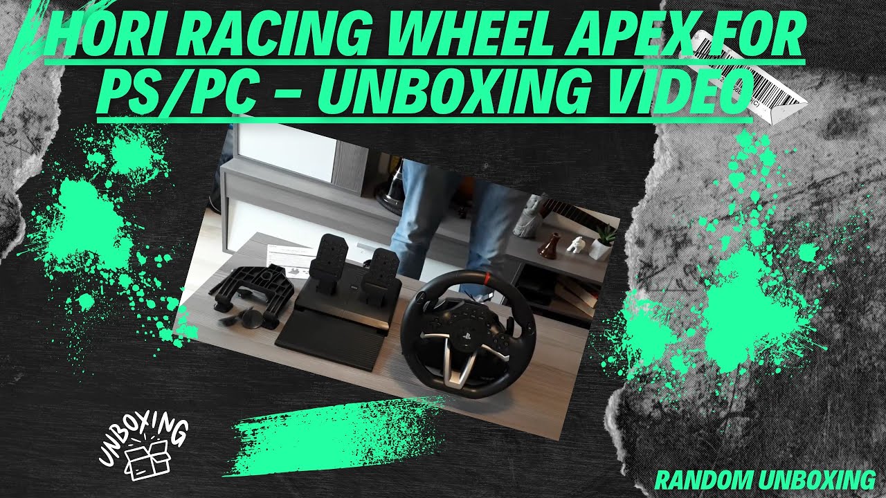 HORI Racing Wheel Apex for Playstation 5, PlayStation 4 and PC