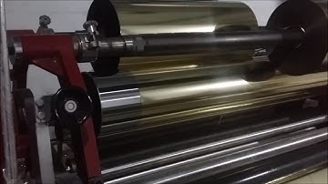 Polyester Film Slitting Machine Working Tutorial - Accuweb Enterprises