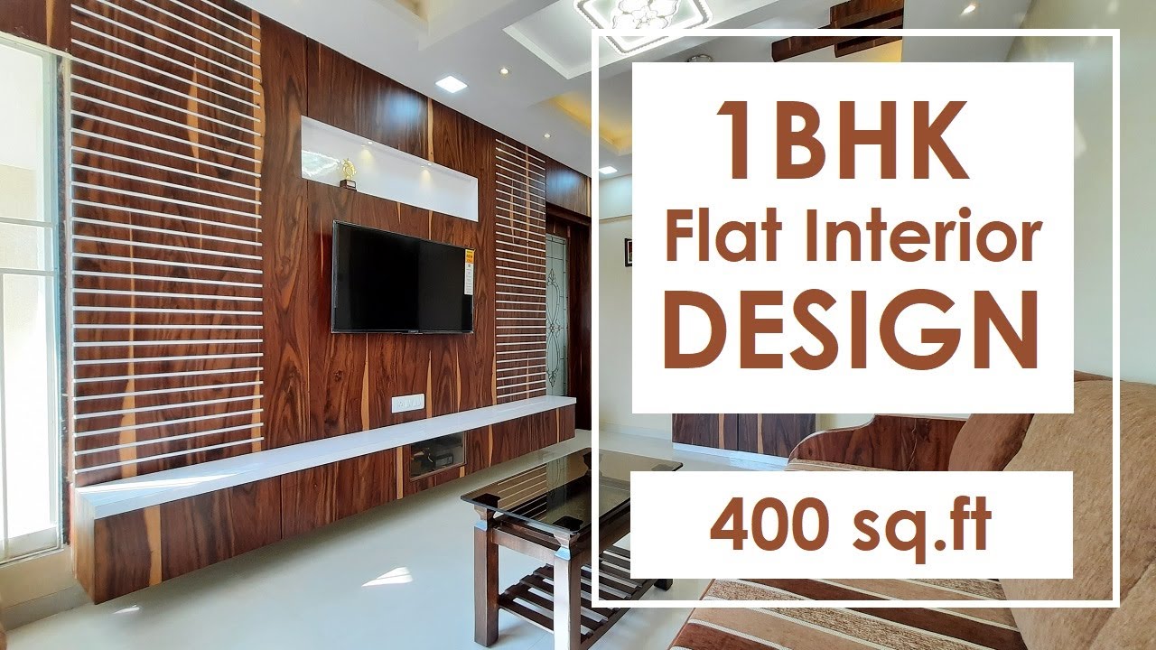 1 BHK Flat Interior Design