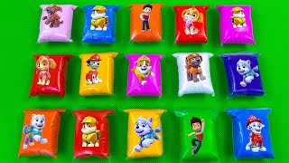 Paw Patrol Clay: Looking For Magic Bags Coloring Slime: Ryder, Chase, ...Satisfying ASMR Video