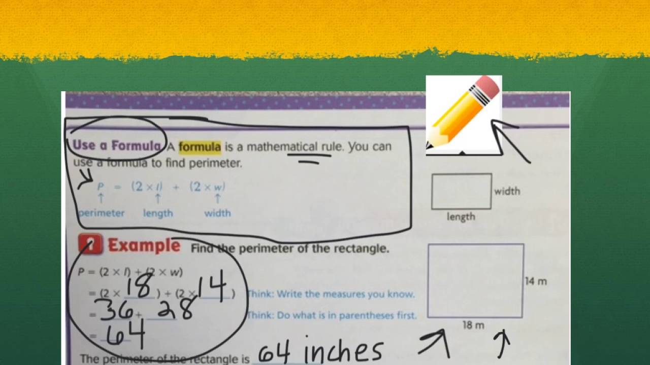 perimeter using multiplication youtube