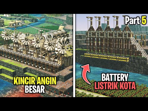 Aku Membangun Kincir Angin Besar di Timberborn (Part 5)